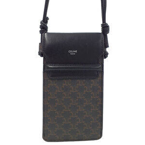Celine Triomphe Flap Mobile Pouch Smartphone Crossbody